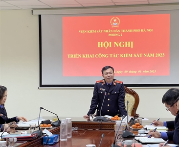 Phòng 2 và Văn phòng tổng hợp – Viện KSND thành phố Hà Nội triển khai công...